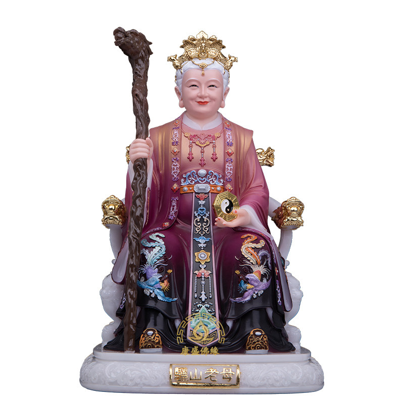骊山老母汉白玉石粉保平安