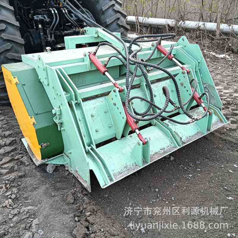 新型农田石头粉碎机 复垦复耕用耕地碎石机 高标准农田碎石旋耕机