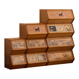 收纳柜子置物柜家用桌下零食客厅杂物储物房间多层卧室整理架简易