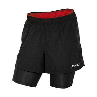 清仓!2XU双层压缩短裤男 跑步马拉松防磨肌肉支撑篮球足球运动裤