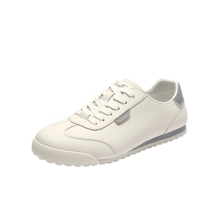 森达德训鞋男鞋秋新阿甘鞋简约百搭运动风平跟休闲小白鞋JDZ66CM5