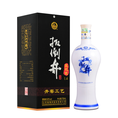 白酒52度扳倒井蓝花瓷700ml*6瓶整箱装浓香型粮食酒自饮送礼