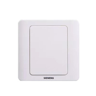 西门子空白面板远景雅白家用86型通用开关插座遮挡盖板 白空白板