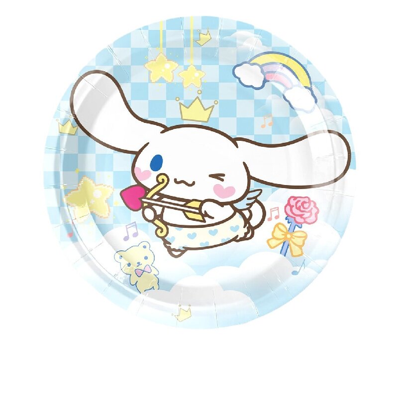 玉桂狗生日装饰桌布纸盘纸杯拉旗