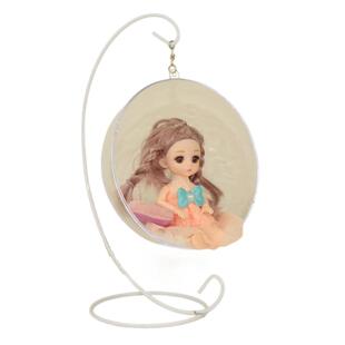 6分12分bjd娃娃秋千微缩吊椅ob11娃屋吊篮支架芭比娃吊床家具配件