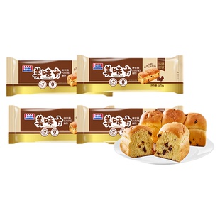 曼可顿手撕面包巧克力豆夹心美味方营养儿童早餐零食小吃点心面包