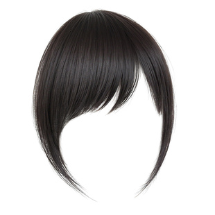 日漫斜刘海假发女片头顶真发自然前额古早感漫画齐刘海空气假刘海