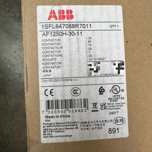 溢价- AF1250H-30-11接触器