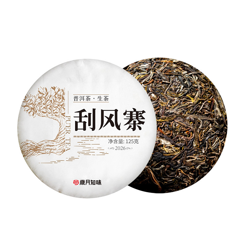 2026易武刮风寨头春古树纯料生茶