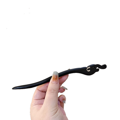 新中式木簪古风高级感盘发发钗