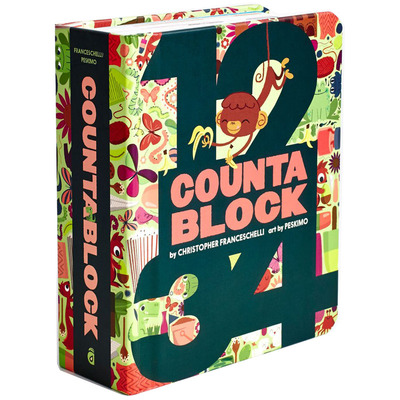 【现货】数数板绘本 宝宝英语绘本启蒙幼儿 Block Countablock Board Book 零基础0-3岁儿童早教书原版书【善优童书】