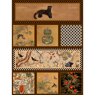 中古风家具翻新贴纸客厅布置自粘贴画高级感斗柜装饰改造可定制