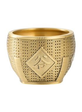 招财进宝百福缸黄铜客厅