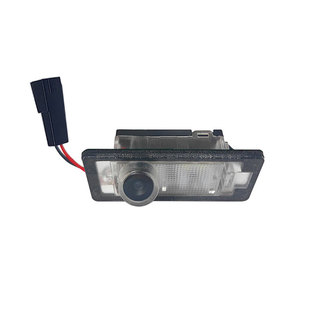 适用于奥迪A4L汽车牌照投影灯A6LQ5LA3Q3Q7A7A1Q2l后备箱照明氛围