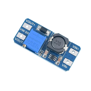 DC-DC升压模块MT3608 2A升压板输入电压2-15V升5/9/12/-28V可调