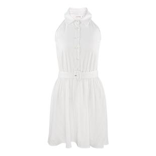 法式气质白色连衣裙女2026新款春季设计感小众短款收腰高级感裙子