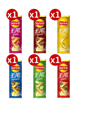 乐事无限薯片104g罐装休闲零食