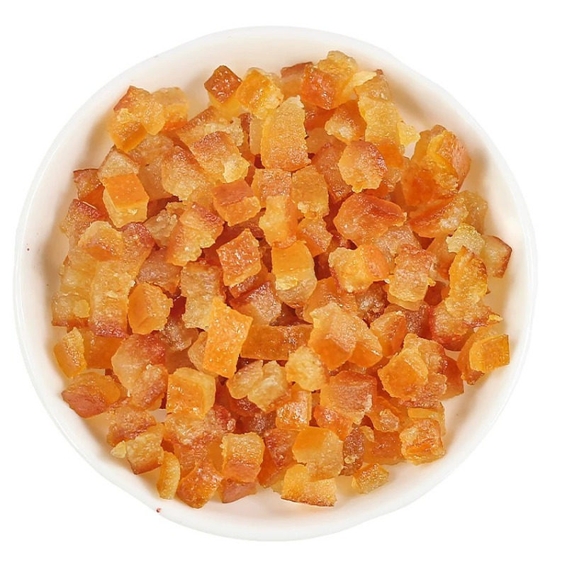 糖渍橙皮丁橘皮丁陈皮桔皮桔丁月饼馅料阿胶糕烘焙专用橘丁橙子粒