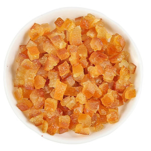 糖渍橙皮丁橘皮丁陈皮桔皮桔丁月饼馅料阿胶糕烘焙专用橘丁橙子粒
