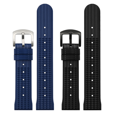 氟橡胶表带适配SEIKO精工5号水鬼潜水罐头SNE537鲍鱼手表带男22mm