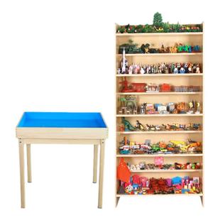 心理咨询室实木沙盘沙具套装模型材料游戏场景儿童玩具摆件500件