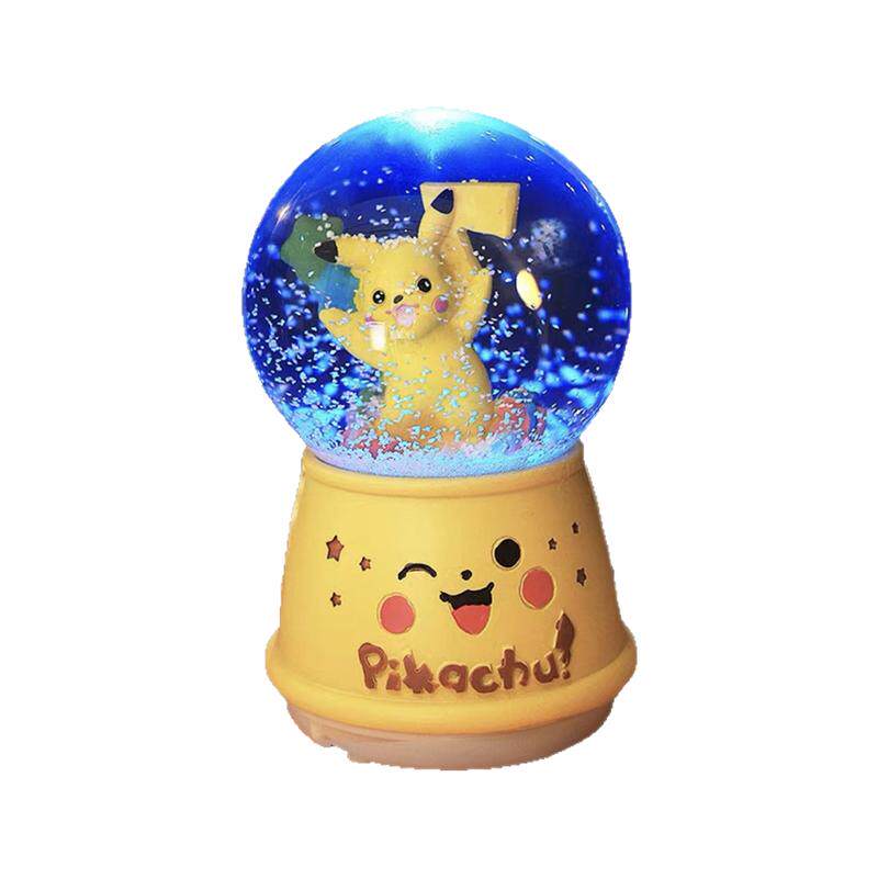 皮卡丘水晶球音乐盒生日礼物