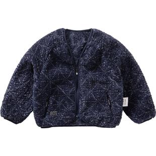 JUZI STORE童装舒棉绒剑道风格上装开衫外套中性男童女童1143401