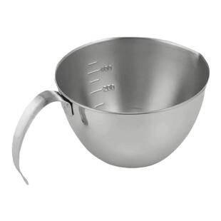日本进口下村不锈钢碗带手柄料理碗烘焙打蛋碗带刻度料理盆搅拌碗