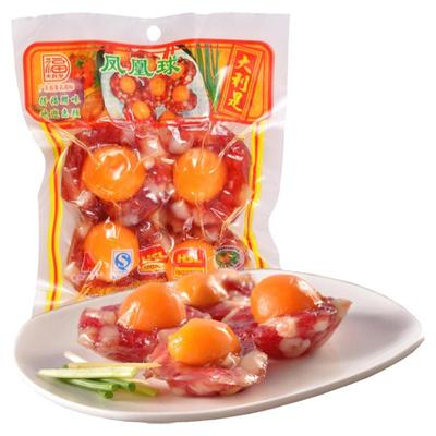 广式腊味蛋黄猪肉腊肉凤凰球150g