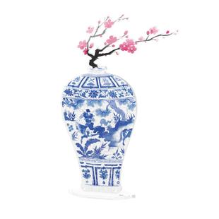 TOI图益亚克力拼图成人版创意立体diy异型玩具萧何月下追韩信梅瓶