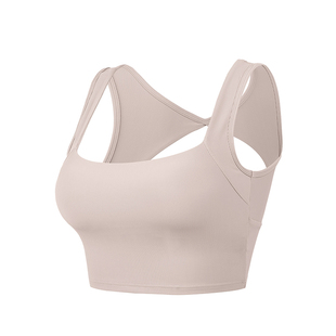 annerun运动背心女外穿健身专用瑜伽文胸跑步防震一体式美背内衣