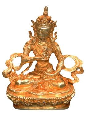 优质黄铜金刚萨埵佛像桌面摆件