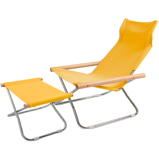 躺椅NychairX日式现代帆布懒人折叠椅家用户外阳台休闲咖啡靠背椅