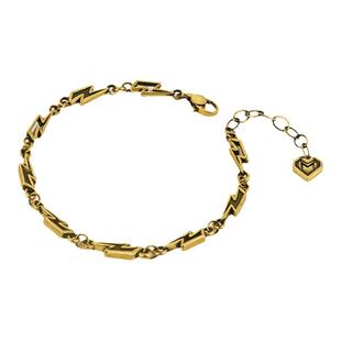 MONOLOGUE独白链金主义黑金复古黄金足金闪电手链男女新年礼物