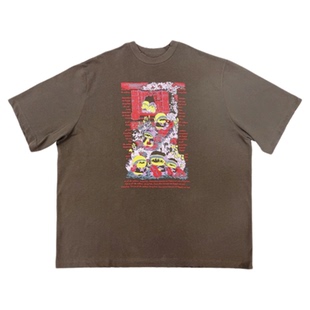 JennyFax印花宽松大长美式t恤女遮屁股夏慵懒宽松短袖T恤裙