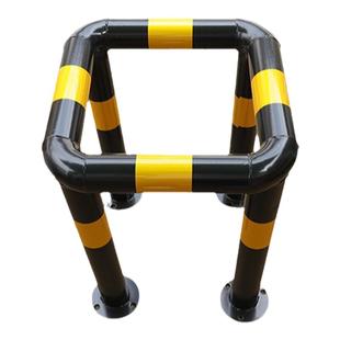 消防栓防撞护栏钢管L型口字型隔离栏杆转角围栏车间消防栓防护栏