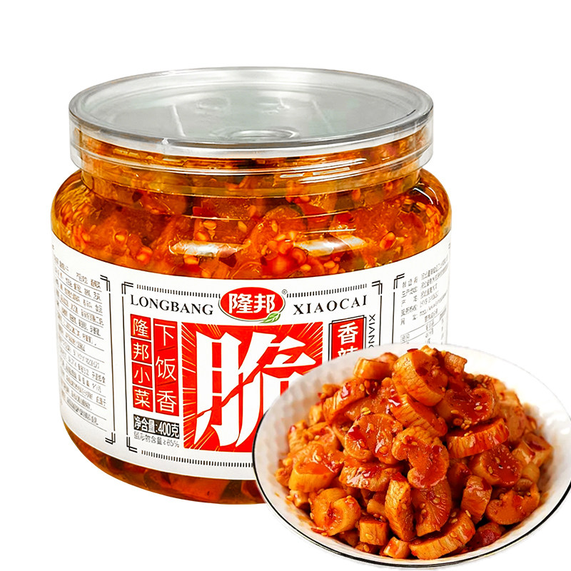 隆邦香辣萝卜干四瓶装