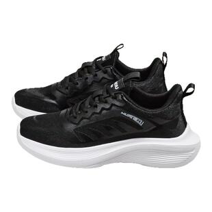 环球黑色飞织鞋女款2026新款春季百搭网面透气厚底轻便休闲运动鞋