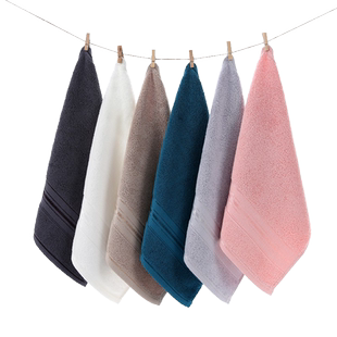 纯棉方巾小毛巾洗脸家用柔软吸水挂式全棉四方形不易掉毛加大面巾