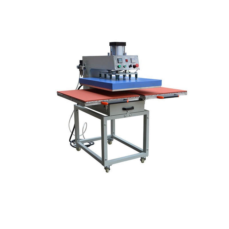 锦旗发泡机平板双工位烫画机T恤转印机压烫机60*80CM双高效印花
