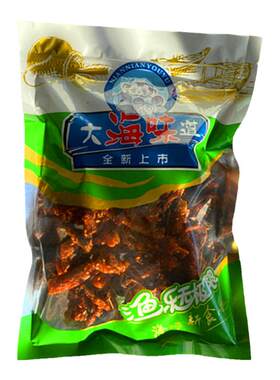 大海味道香辣鱼皮海鲜零食旅游