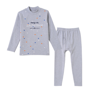 儿童内衣套装纯棉男童秋衣秋裤全棉加厚保暖男孩睡衣中大童棉毛衫