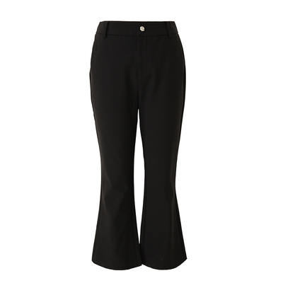 娅丽达黑色小个子微喇喇叭裤女秋