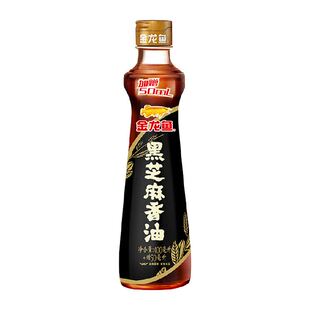 金龙鱼黑芝麻油精选黑芝麻纯香油400ml+50ml凉拌调味厨房烹饪火锅