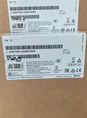 6GK7543-1AX00-0XE0西门子模块，全新原装正品议价