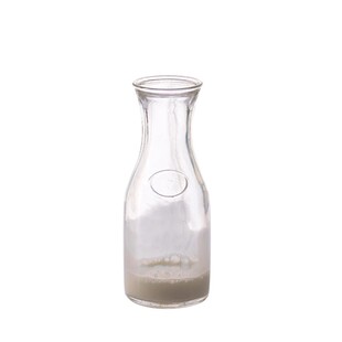 喇叭口350ml 500ml 果汁杯加厚玻璃牛奶瓶分酒器饮料杯精致凉水杯