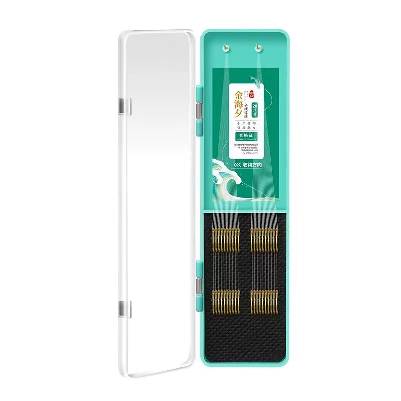 金海夕金袖海力胜短子线双钩鱼钩