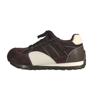 喵唔的天空5cm内增高歪头2025秋冬真皮德训鞋女运动休闲鞋阿甘鞋