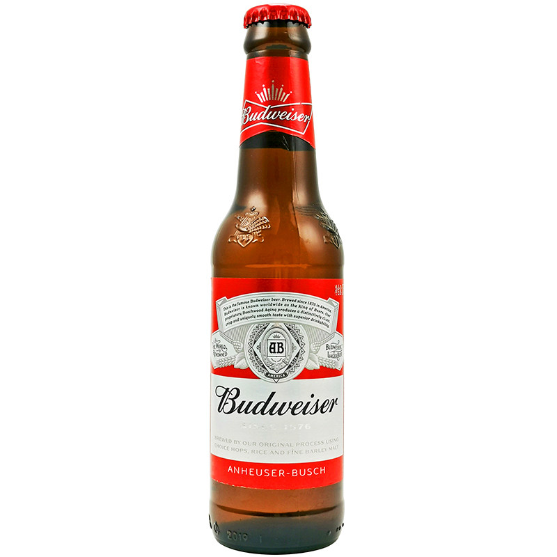 Budweiser前红小瓶经典醇正啤酒