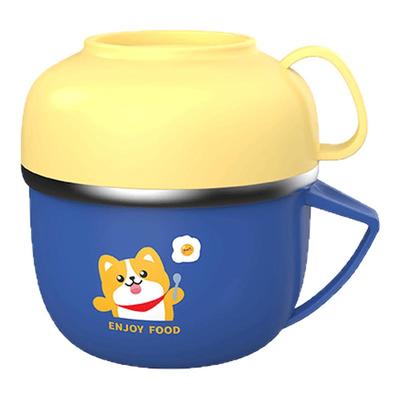 316不锈钢饭盒上班族饭碗食堂打饭学生专用饭缸带盖快餐杯大容量L